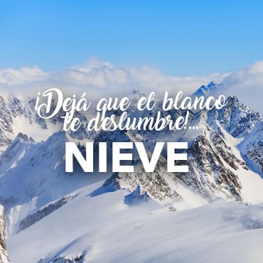 Montañas con nieve
