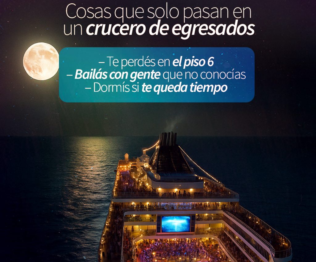 Cruceros para egresados 2025