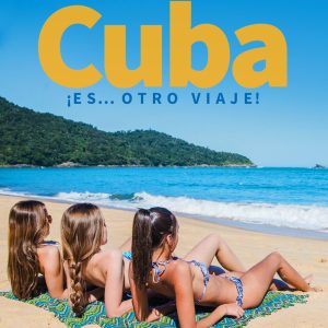 Tres chicas jóvenes disfrutando en la playa de Cuba, vacaciones all inclusive 2026